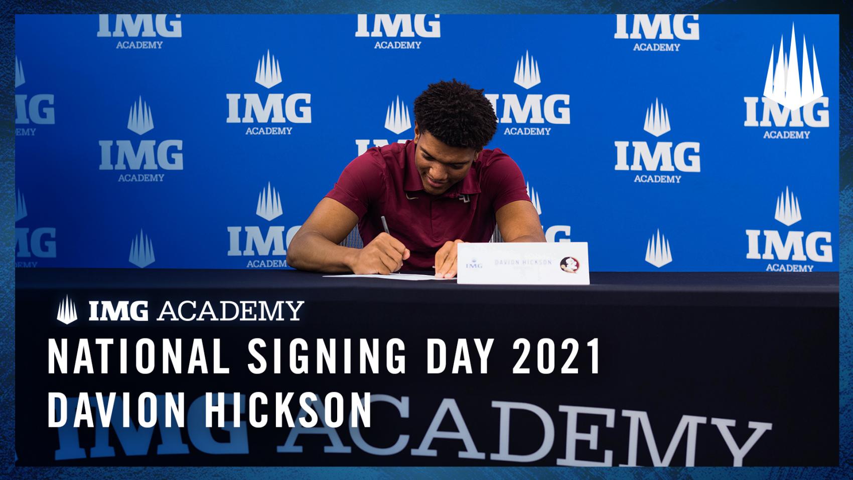 Three Years in the Making: Davion Hickson | Signing Day 2021 - IMG